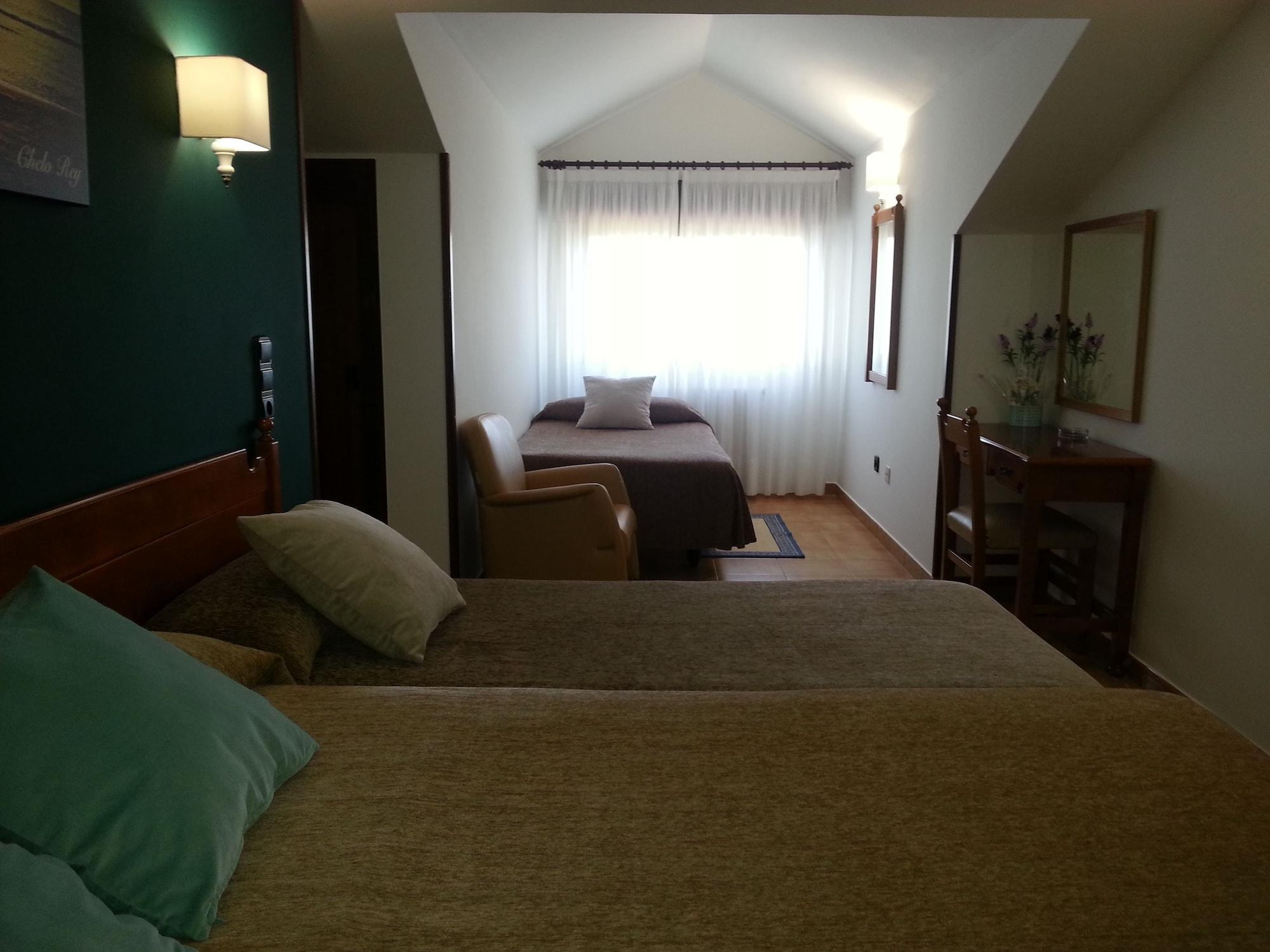 Hotel Delfin Azul Playa de la Lanzada ภายนอก รูปภาพ