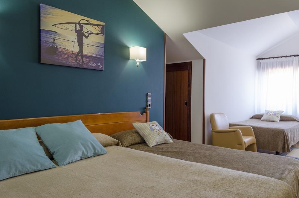 Hotel Delfin Azul Playa de la Lanzada ภายนอก รูปภาพ