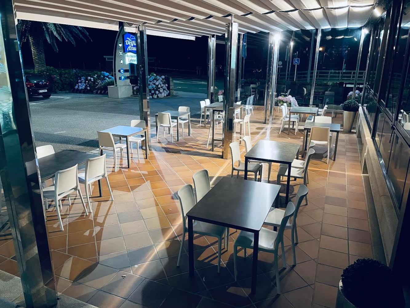 Hotel Delfin Azul Playa de la Lanzada ภายนอก รูปภาพ