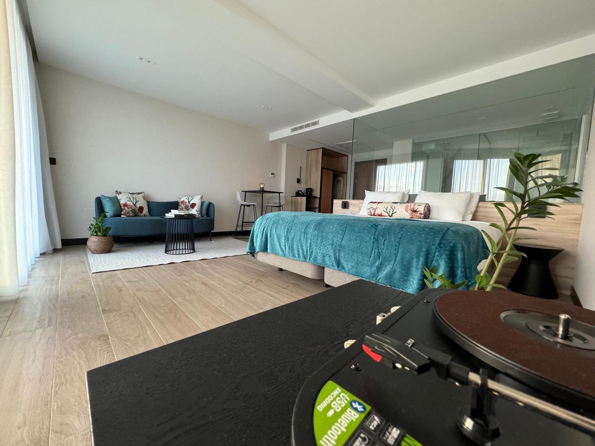 Hotel Delfin Azul Playa de la Lanzada ภายนอก รูปภาพ