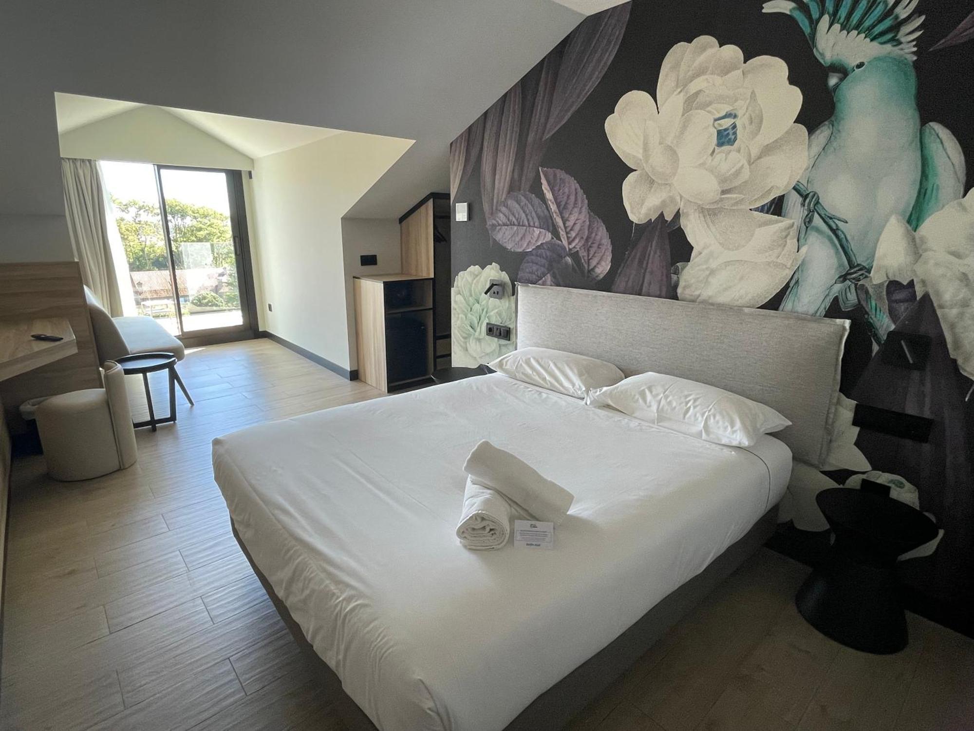 Hotel Delfin Azul Playa de la Lanzada ภายนอก รูปภาพ