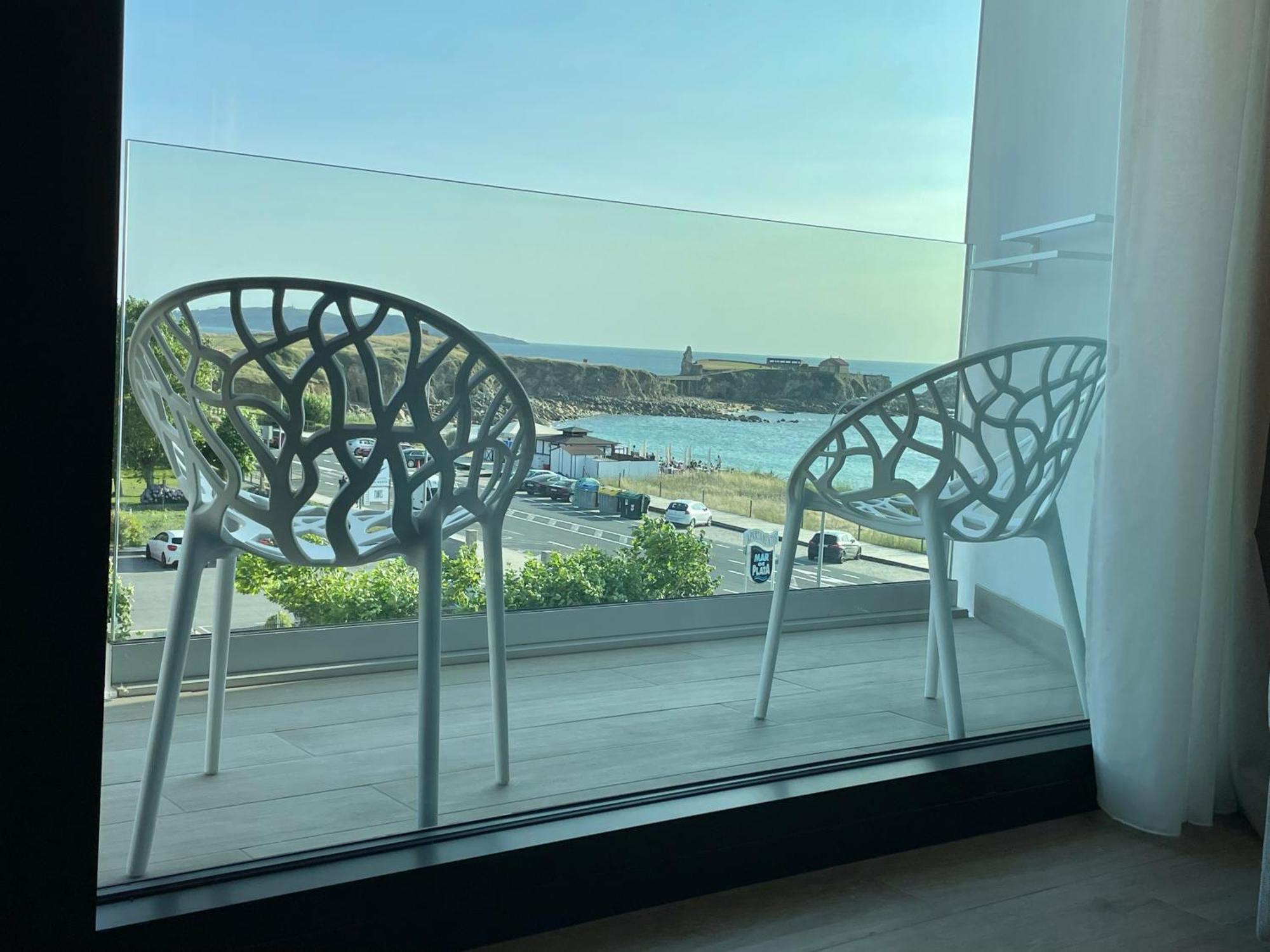 Hotel Delfin Azul Playa de la Lanzada ภายนอก รูปภาพ